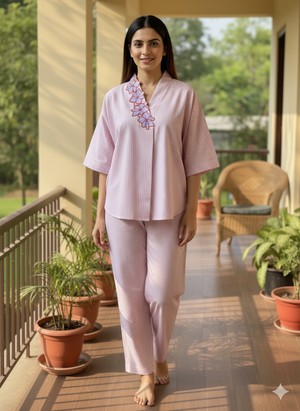 Zinnia Edge - Cotton Co-ord Set