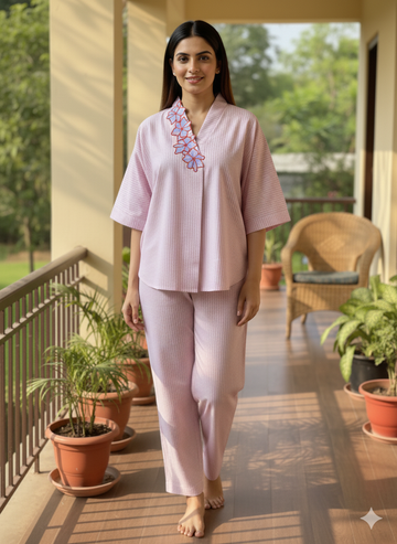 Zinnia Edge - Cotton Co-ord Set