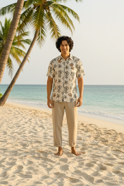 Sun - Rayon beach shirt