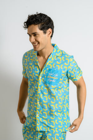 Sky - Silk Muslin pajama set