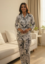Midnight - Rayon pajama set