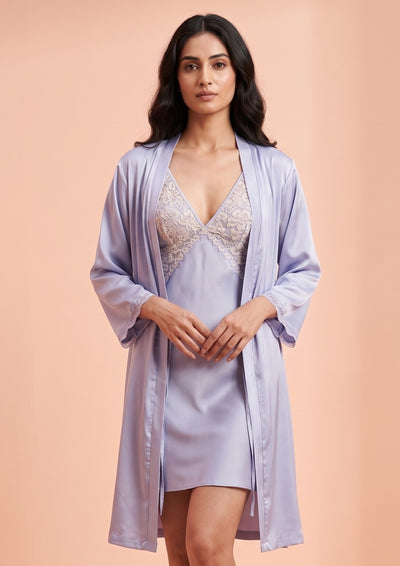 Opaline - Satin bridal set