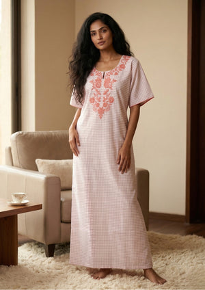 Blush - Cambric Cotton nighty