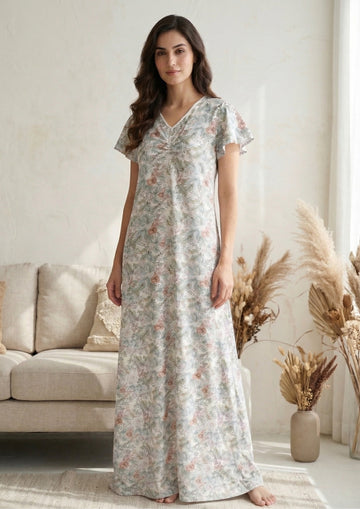Florisse- Cotton Rayon Nighty