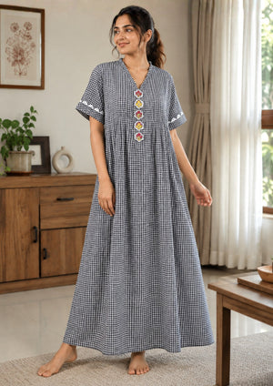Rhea - Cambric Cotton Nighty