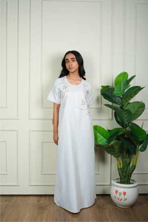 Ivory - Cotton Blend nighty