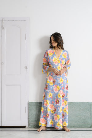 Satin Nighty & Kaftan