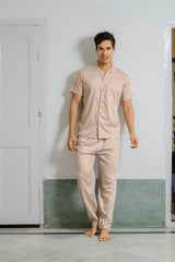 Dapper - Cotton Satin pajama set