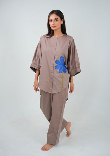 Taupe - Cotton Poplin co-ords