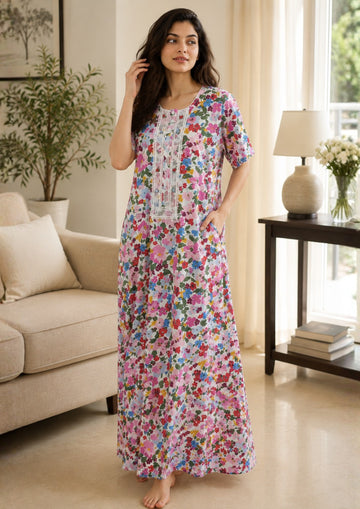 Gardenelle - Cotton Poplin nighty