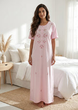 Blush – Hosiery Cotton Nighty