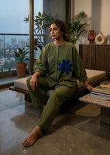 Olive - Cotton Satin co-ords