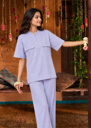 Lavender - Jersey Cotton Pajama Set