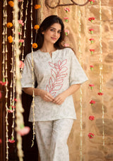Scarlet - Cambric Cotton pajama set