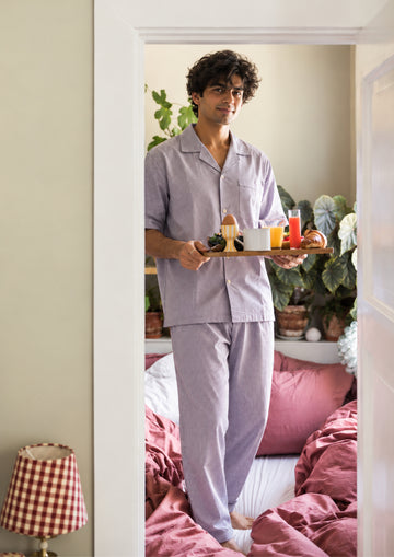 Henley - Cotton Night Suit