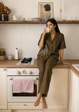 Olive - Slub Cotton co-ords